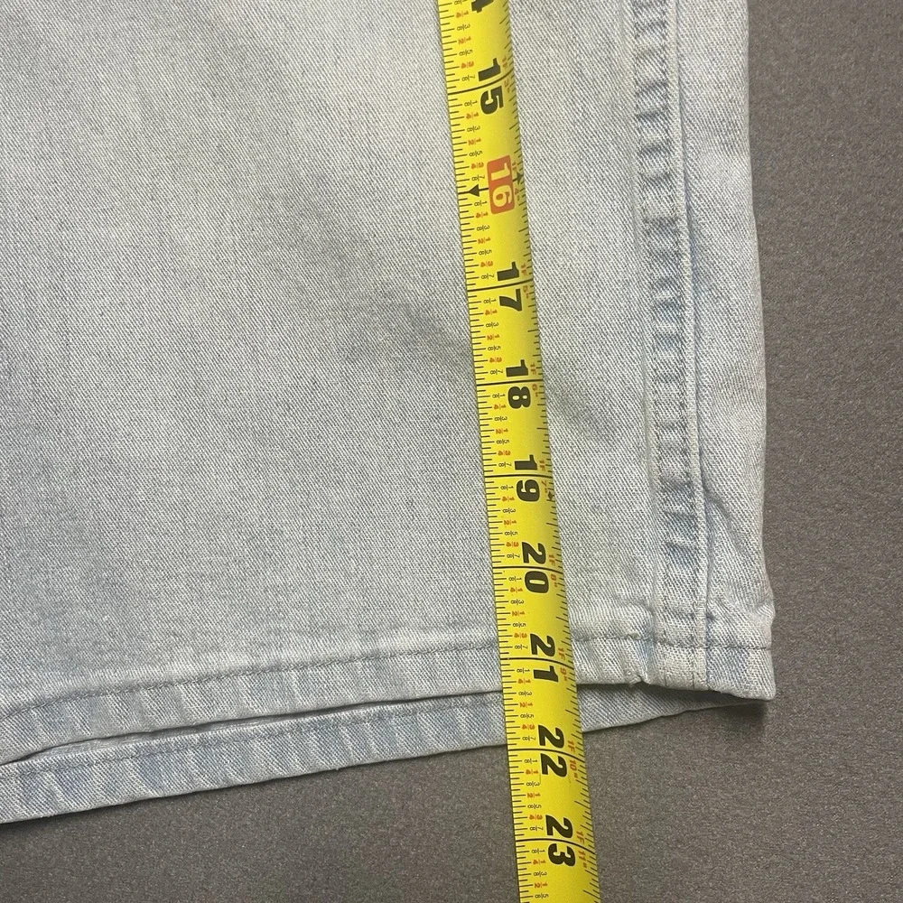 Wrangler Carpenter Shorts Mens 38 112315240 Light Wash Pockets Stretch Good